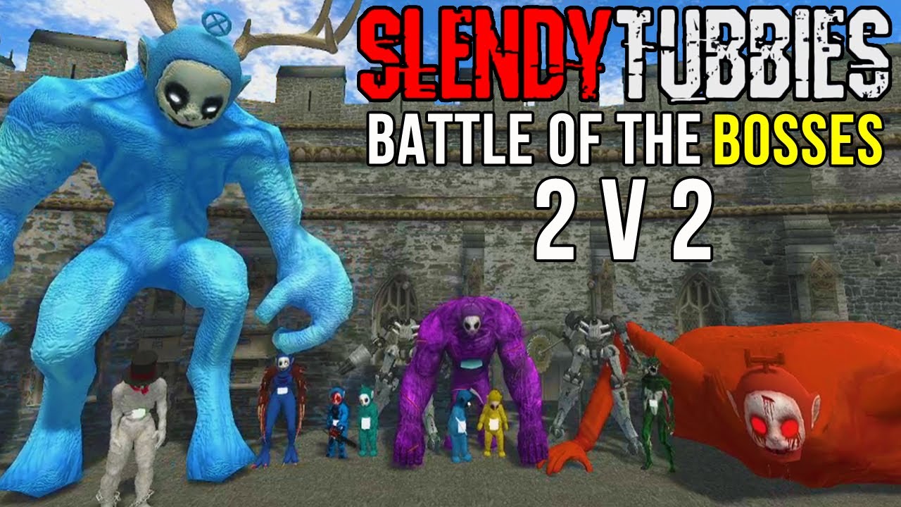 TEAM VS TEAM TO REIGN SUPREME SLENDYTUBBIES: GROWING TENSION BATTLE OF THE BOSSES - 2v2 TOURNAMENT