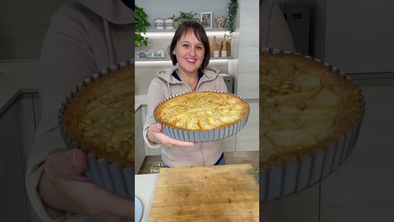 Crostata di mele e crema