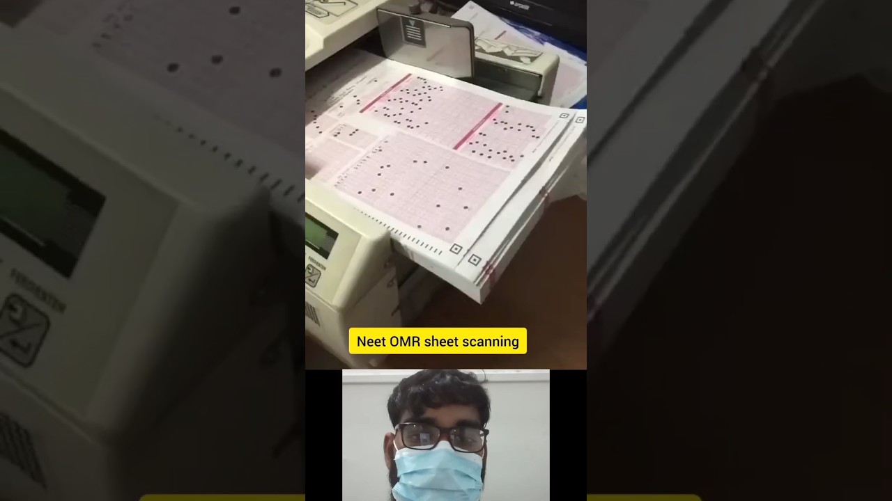Neet OMR sheet scanning process 😍#viral #shorts