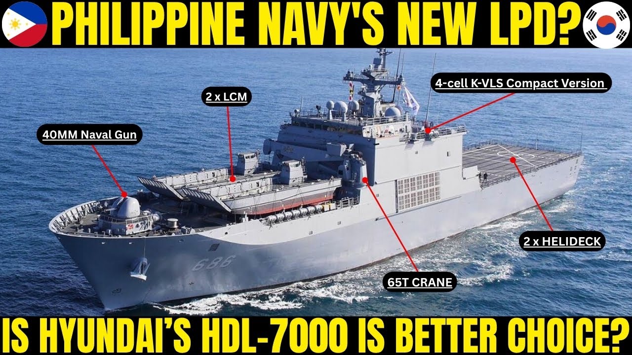 Проект HDL 7000 от Hyundai для нужд ВМС Филиппин