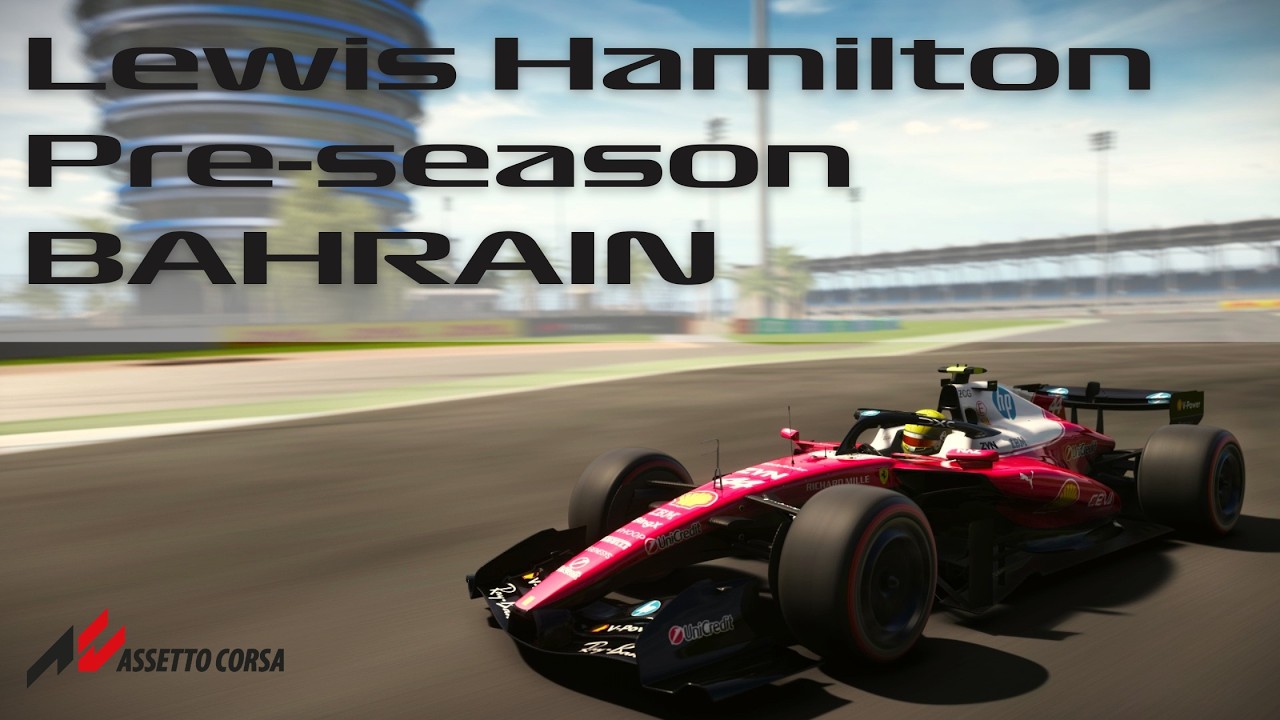 SF-26🏎️ Bahrain Test | Hamilton Onboard Hotlap [Assetto Corsa]