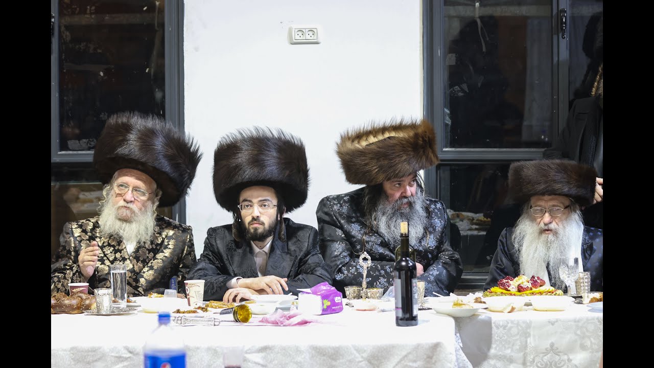 האדמו''רים מבישטינא, שאץ, ונדבורנה בעניא בשבע ברכות בצפת