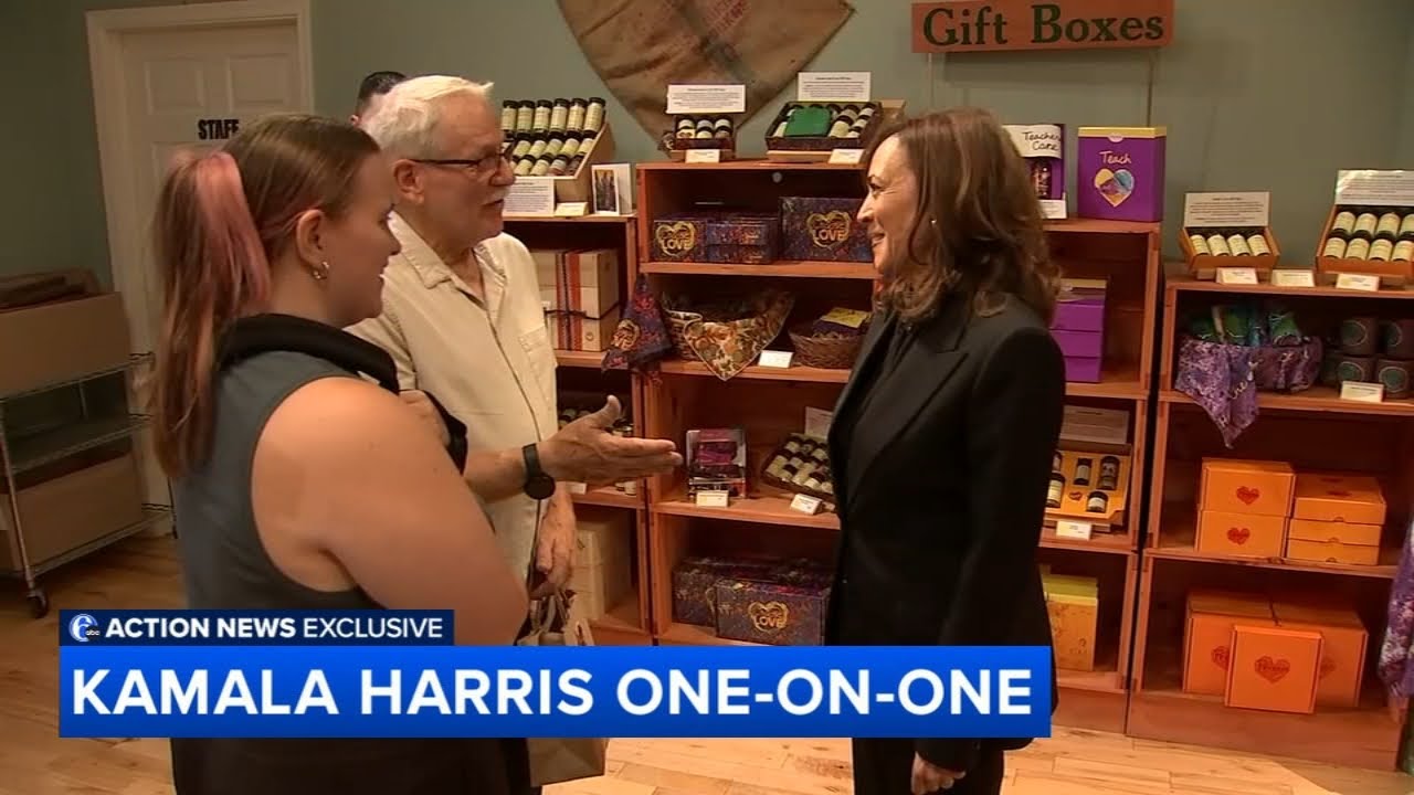 Kamala Harris makes stop in Old City before hitting stage for '107 Days' book tour
