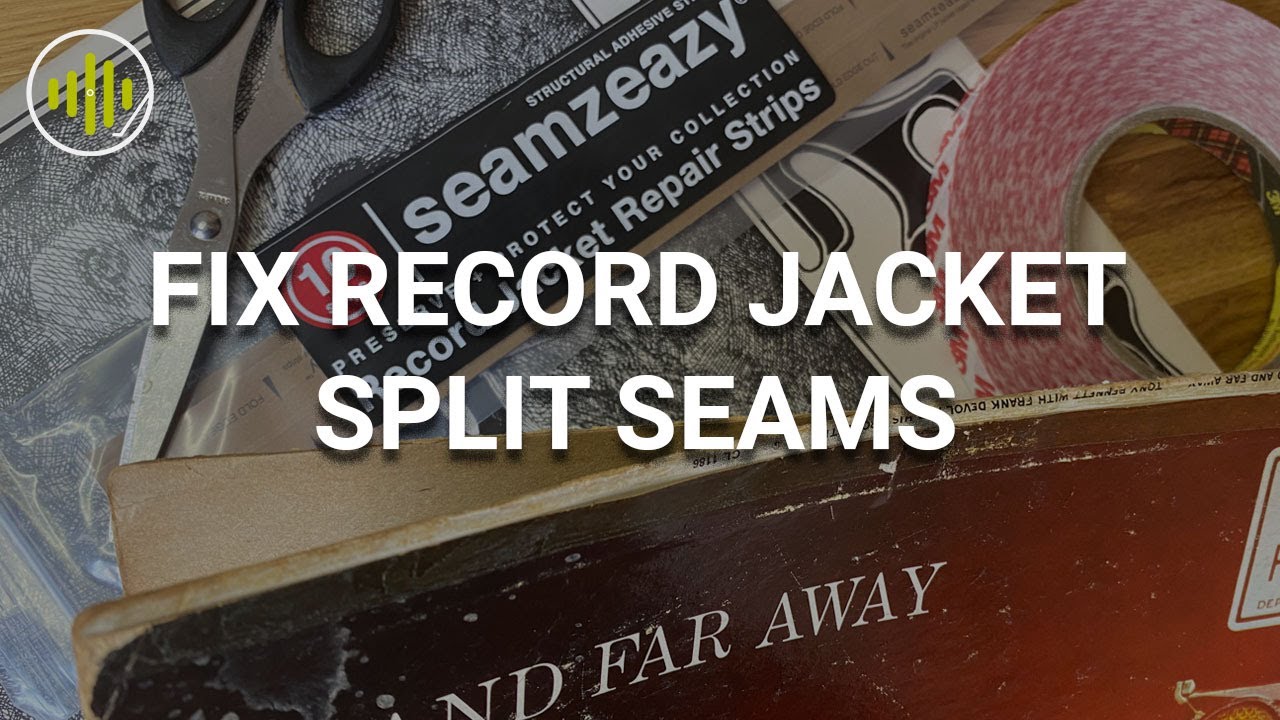 Fix Record Jacket Split Seams WITHOUT Ugly Tape