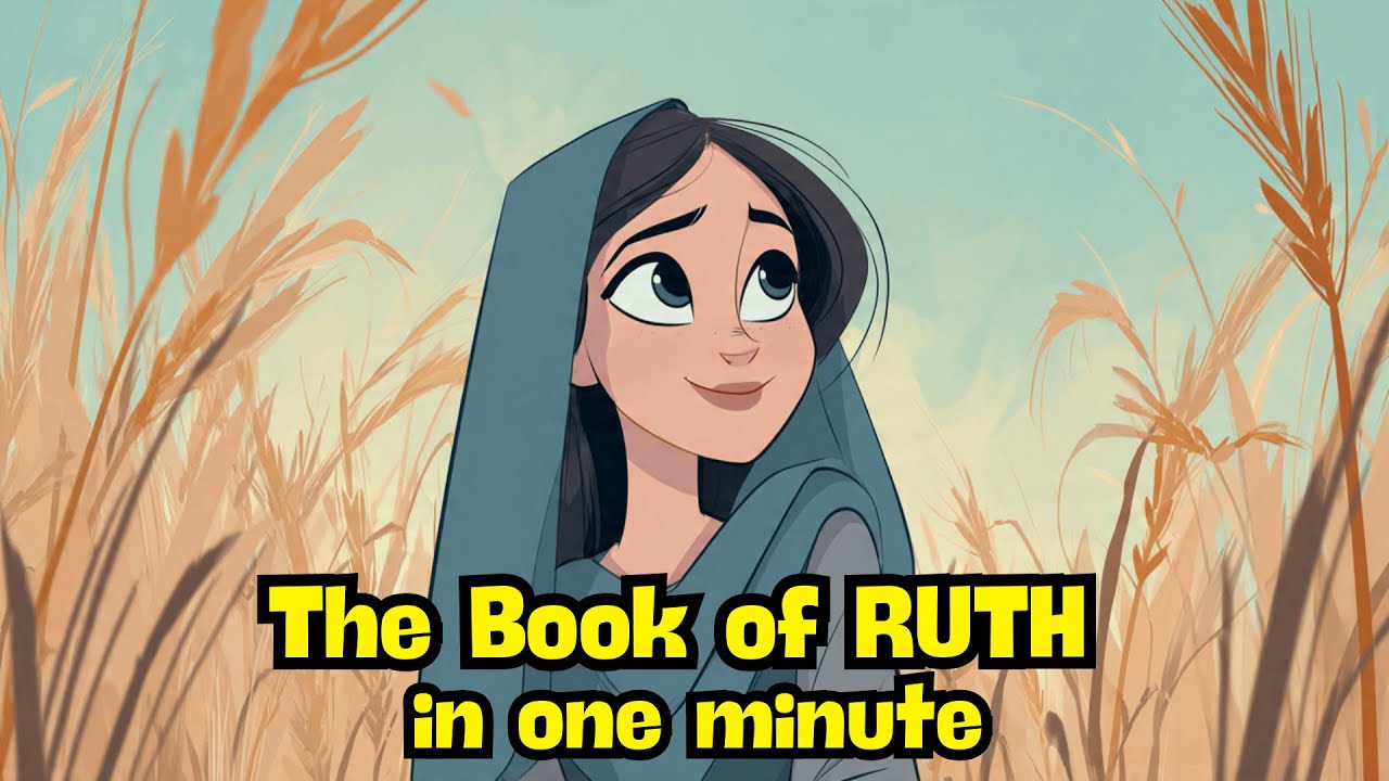 Ruth in 1 Minute | Bible Story for Kids | Rooted Little Disciples