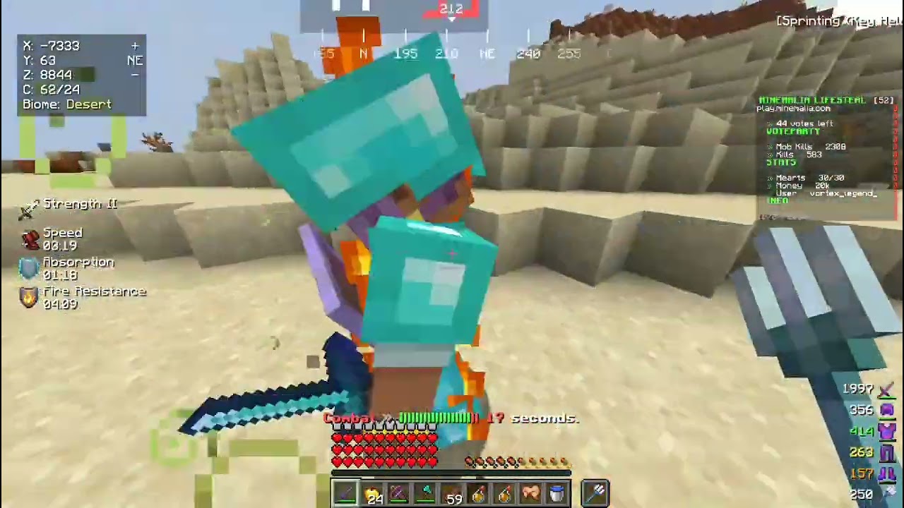 NIGHT VS PEACE FULL WAR [MINEMALIA LIFESTEAL] [MINECRAFT] @minecraft @MineMalia