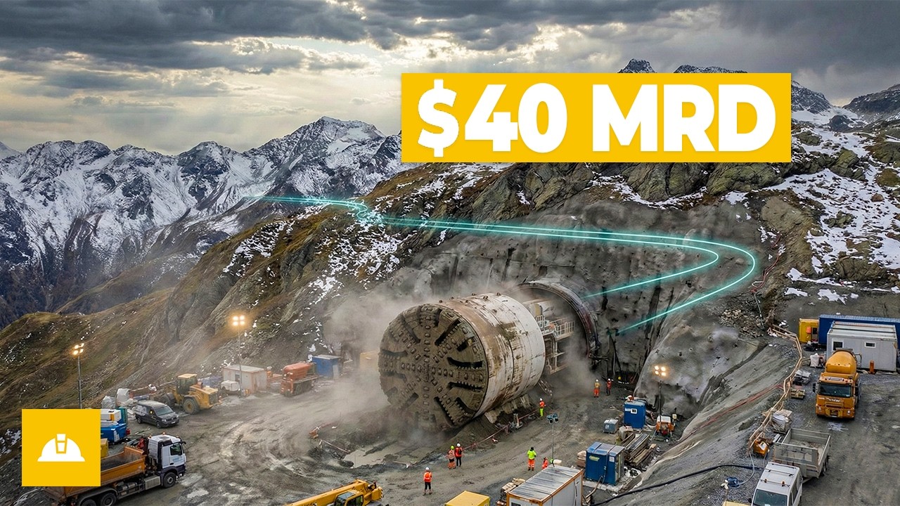 Der Wahnsinn: Europas geheime Tunnel unter den Alpen