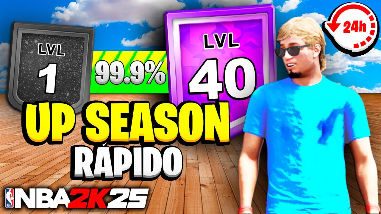 Como Upar R&aacute;pido o Passe da Season no NBA 2K25 | M&eacute;todo de Farm de XP