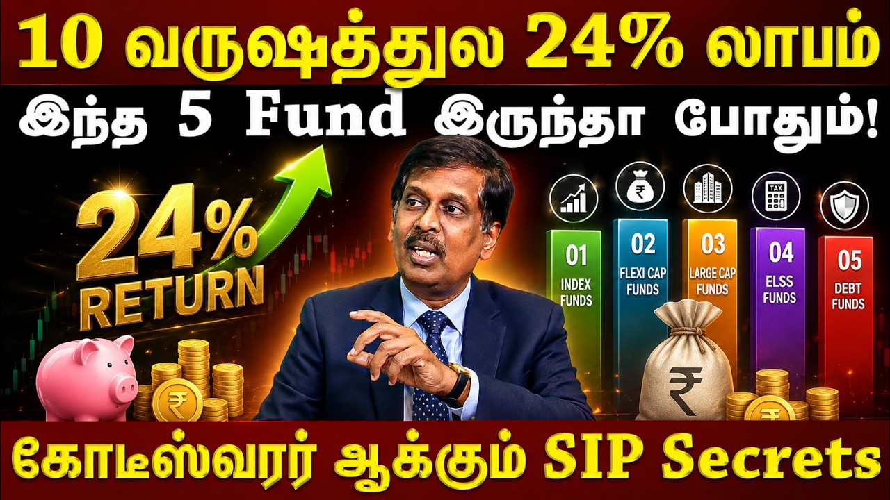 Топ-5 секретов SIP с доходностью 24% за 10 лет: достаточно иметь эти 5 фондов!! #avsenthil