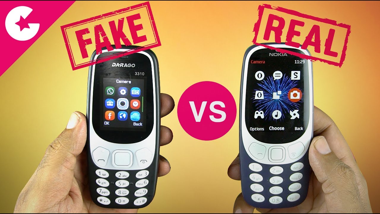 Fake Nokia 3310 vs Real Nokia 3310 - Identify Clone/Copy!