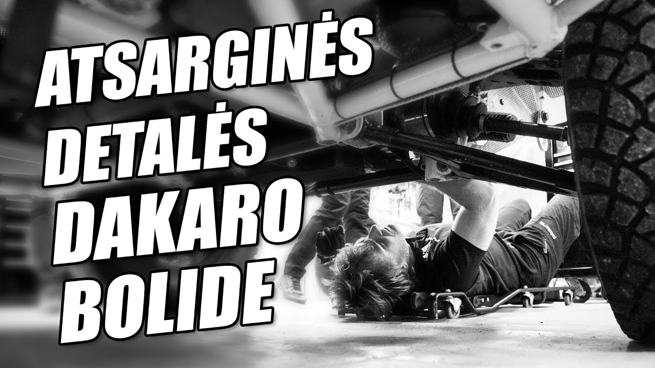Atsarginės detalės Dakaro bolide | Benediktas Vanagas | with EN subtitles
