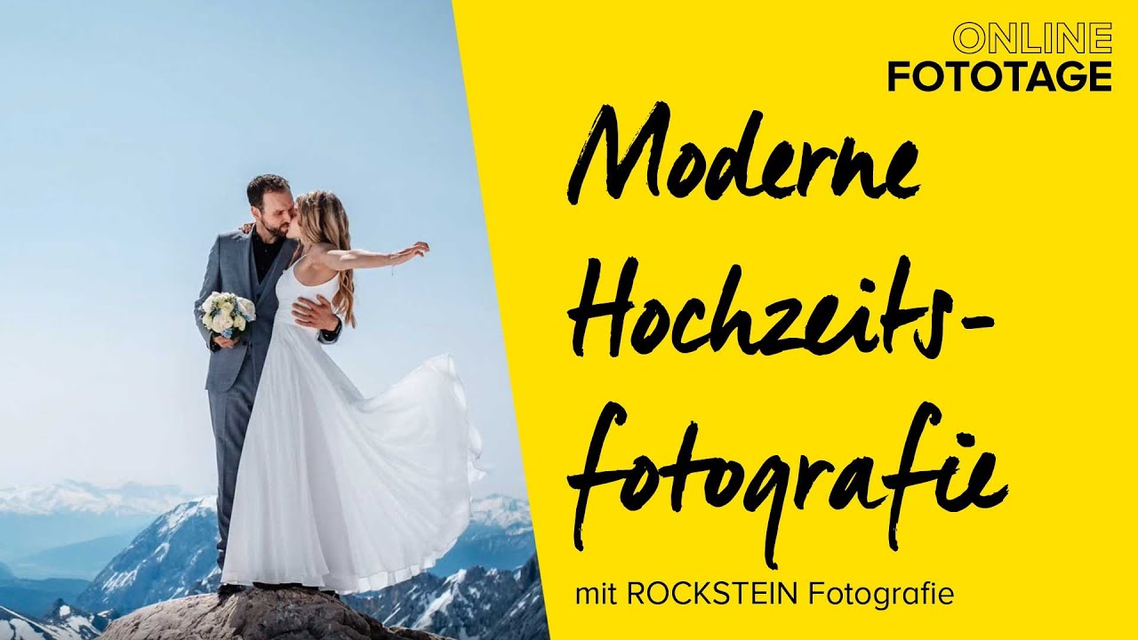 Moderne Hochzeitsfotografie | ROCKSTEIN- Fotografie für Fujifilm | Online Fototage 2021 Foto Koch