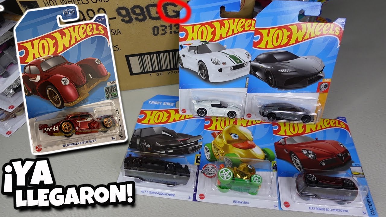 Vamos de cacería 🔥 | Hot Wheels Cars Caja / Case G 2022, KITT, Koenigsegg, Volkwagen, Batimóvil