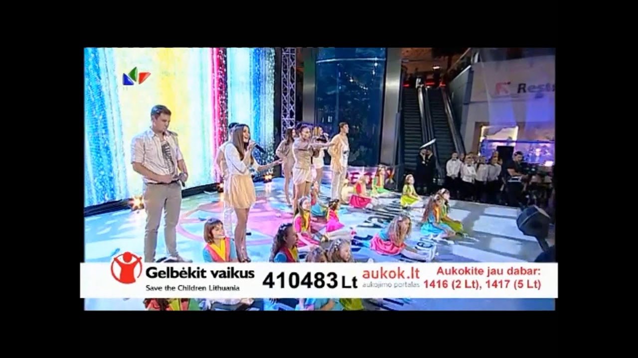 Kauno Studentiškasis choras - Pasaulis mes 2013 10 19 Gelbekit vaikus