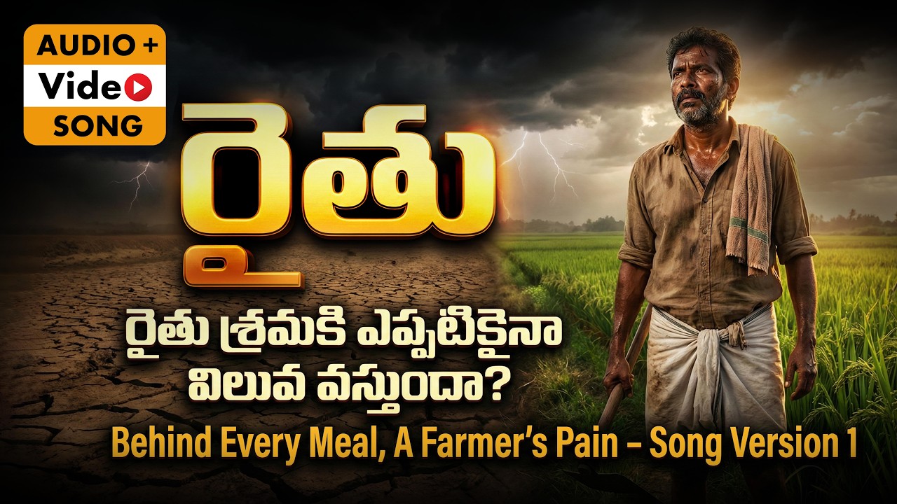 రైతు శ్రమకి ఎప్పటికైనా విలువ వస్తుందా ? 🌾| Behind Every Meal, A Farmer’s Pain  #farmer  #song