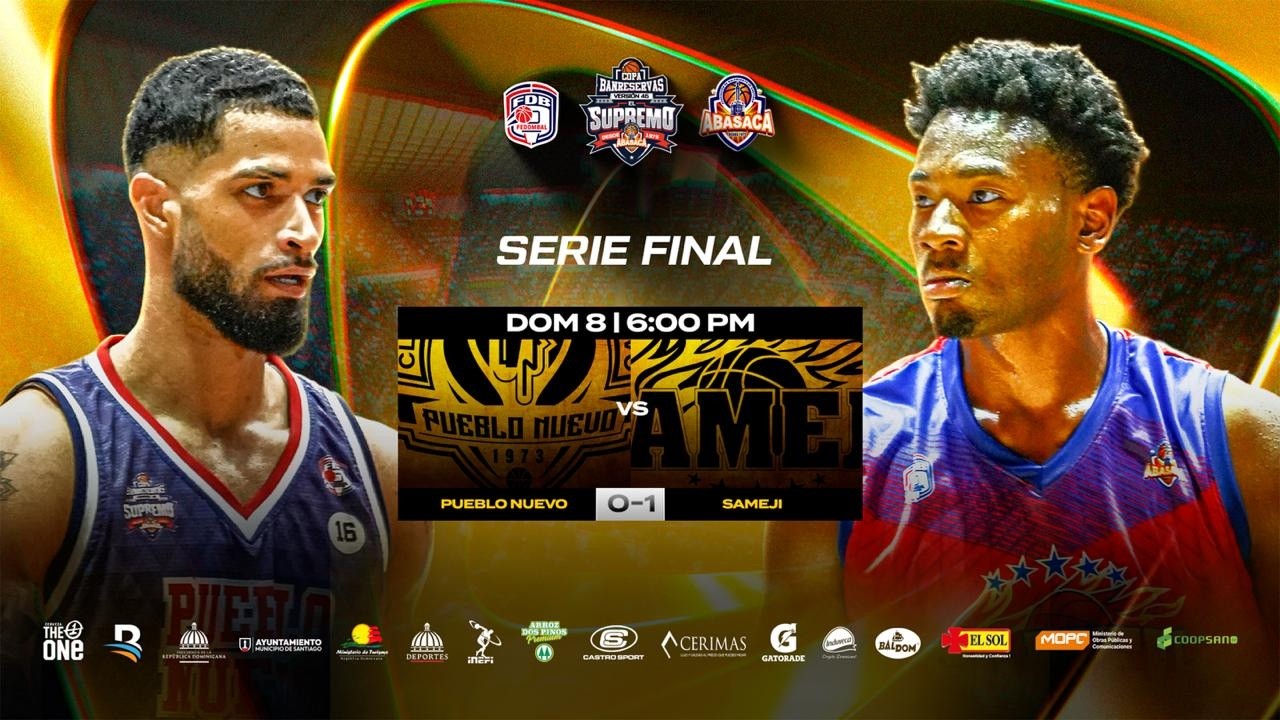 PUEBLO NUEVO vs SAMEJI / Serie Final ¨SUPREMA¨ / Torneo de Baloncesto Superior de Santiago /ABASACA