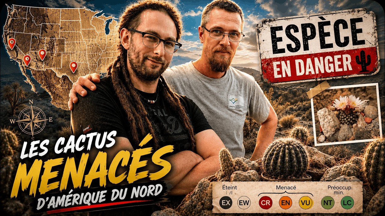 Conservation d'espèces RARES🌵Le Cactus Champenois (52) Hortus en balade Ep.2