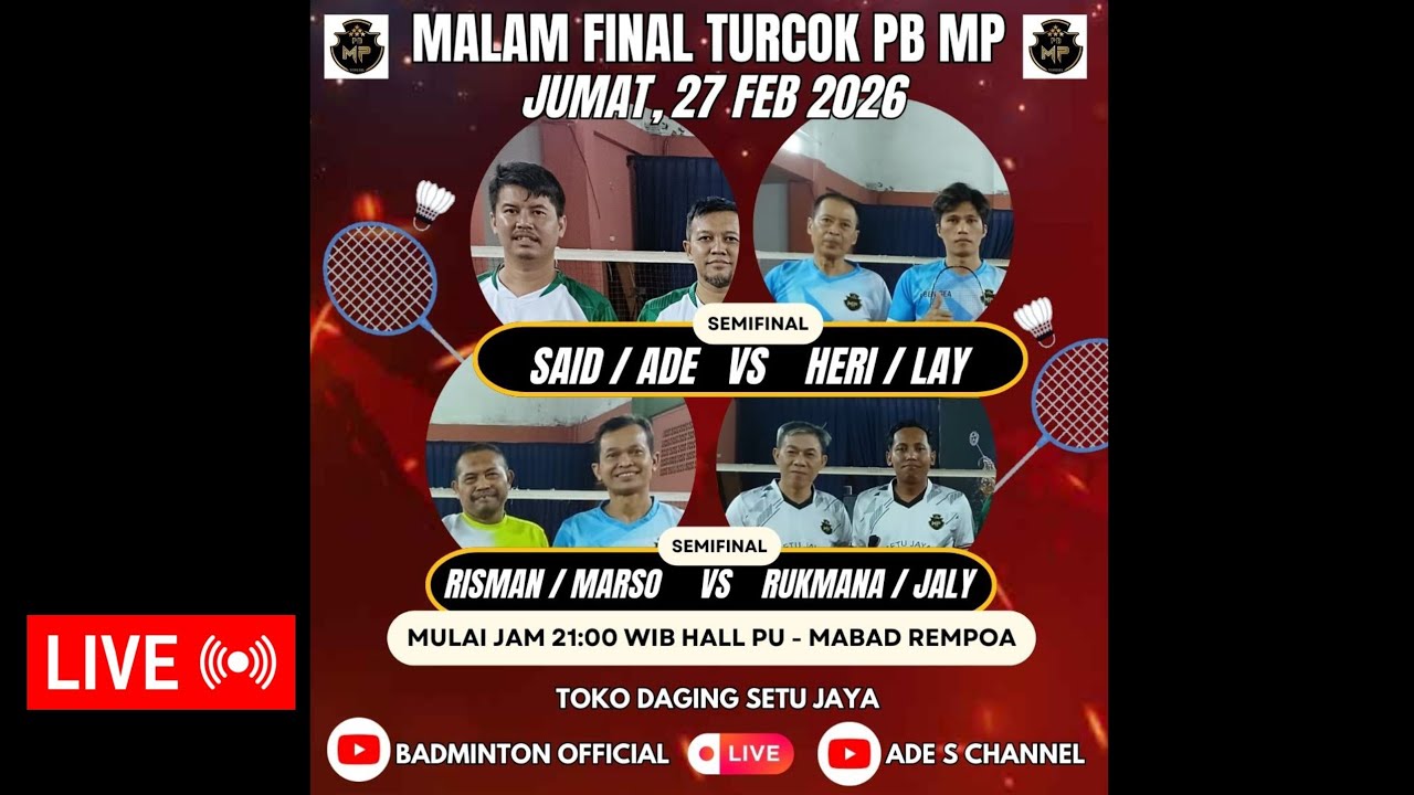 SEMIFINAL & FINAL‼️TURNAMEN PB'MP!