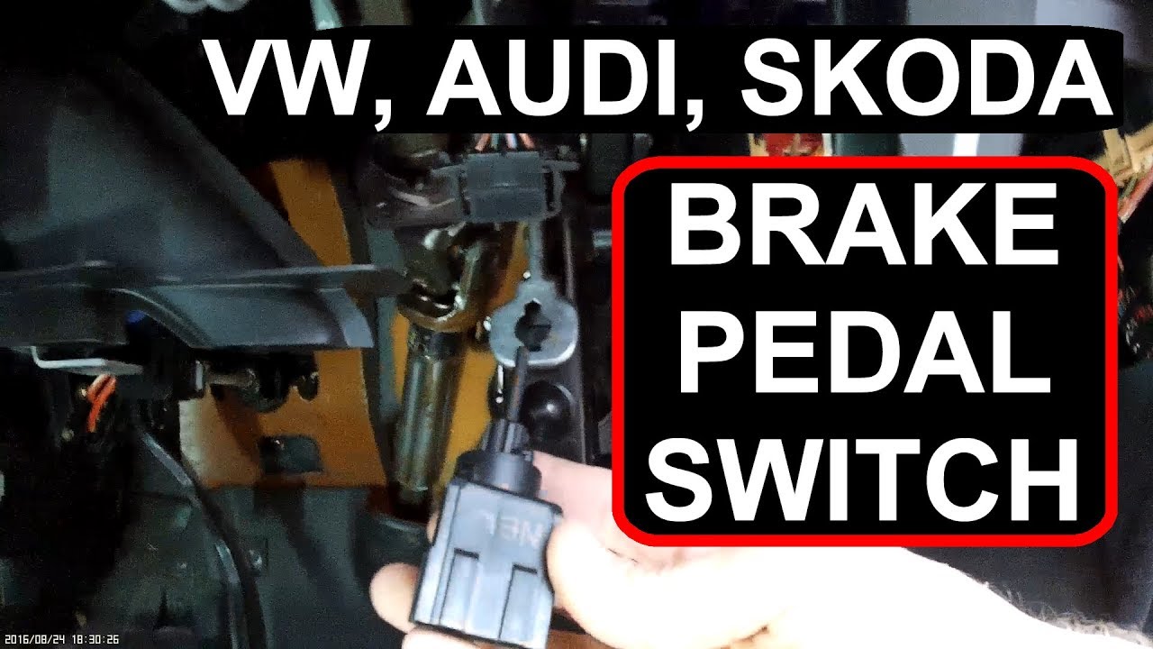 VW, Audi, Skoda, Seat, BRAKE PEDAL SWITCH fix