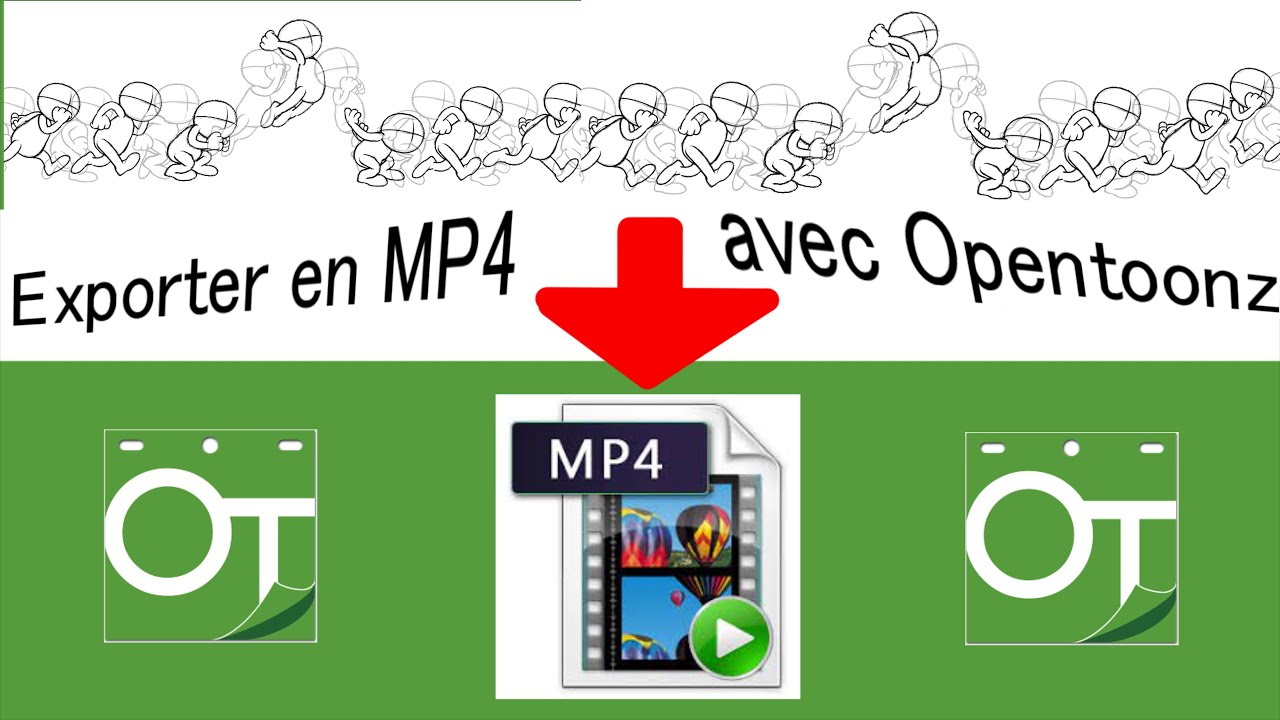 Comment exporter au format MP4 et GIF avec Opentoonz