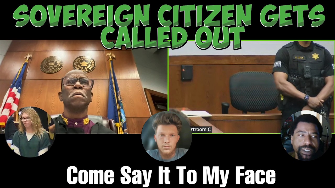Sovereign Citizen Claims Rights Violated - Judge: 'Come Say It To My Face'