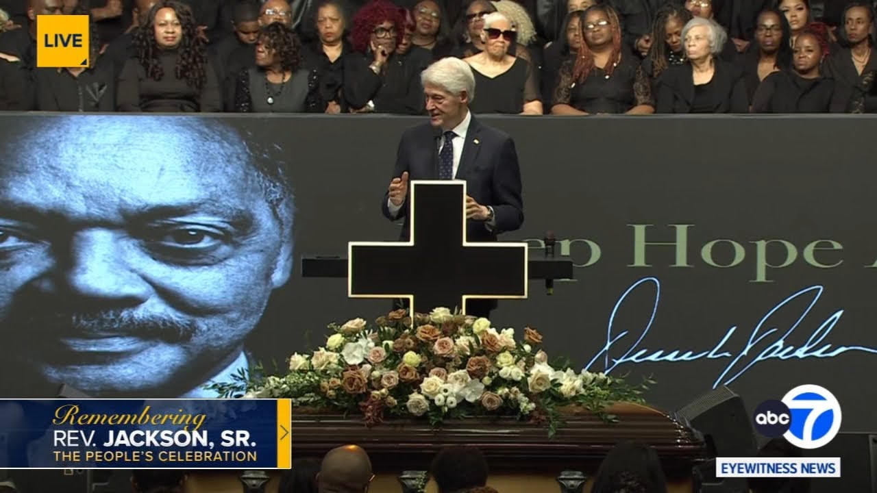 Former President Bill Clinton speaks on Rev. Jackson's influence