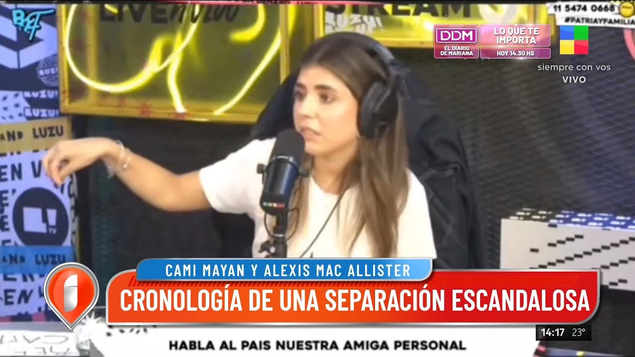 Cami Mayan y Alexis Mac Allister: cronología de una separación escandalosa