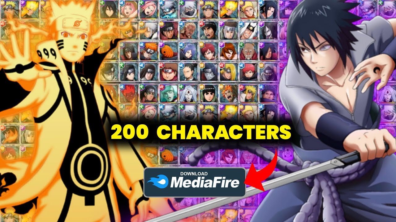 Naruto Ninja Storm Mugen (200 Characters) | Bleach VS Naruto Game Android