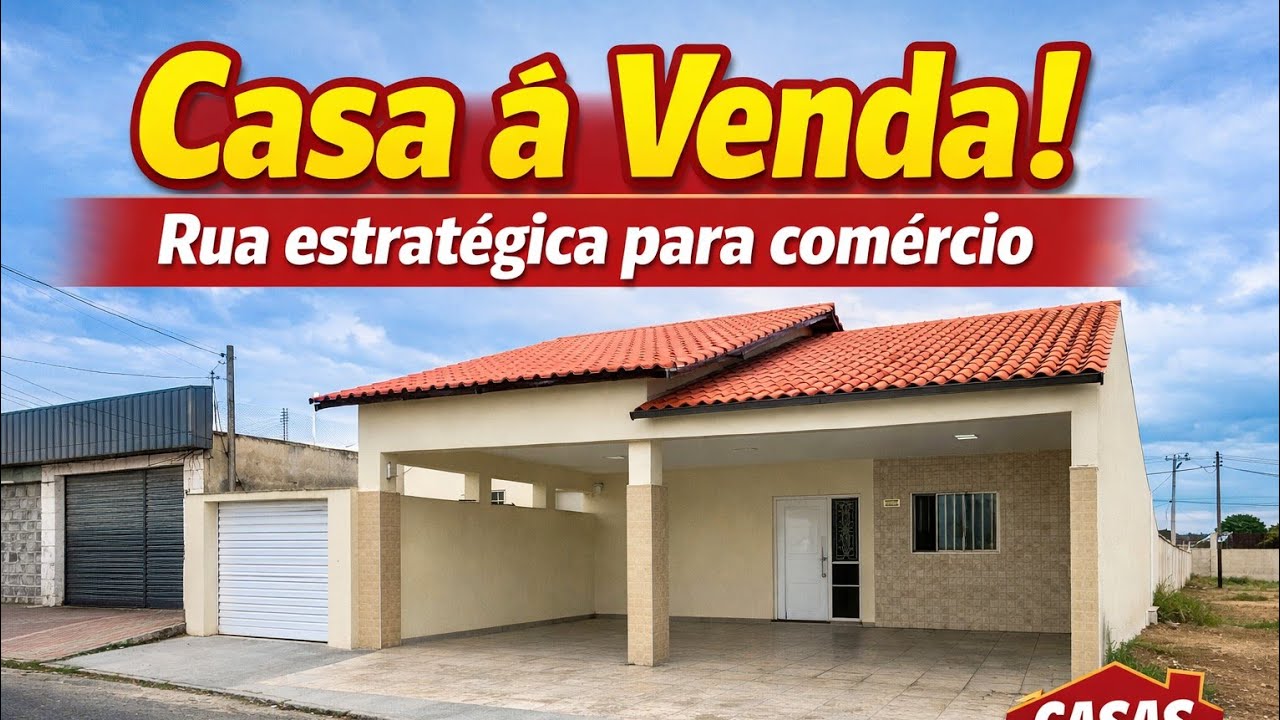 Casa à Venda em São José da Mata Campina Grande -  localizada em rua estratégica 🏠 