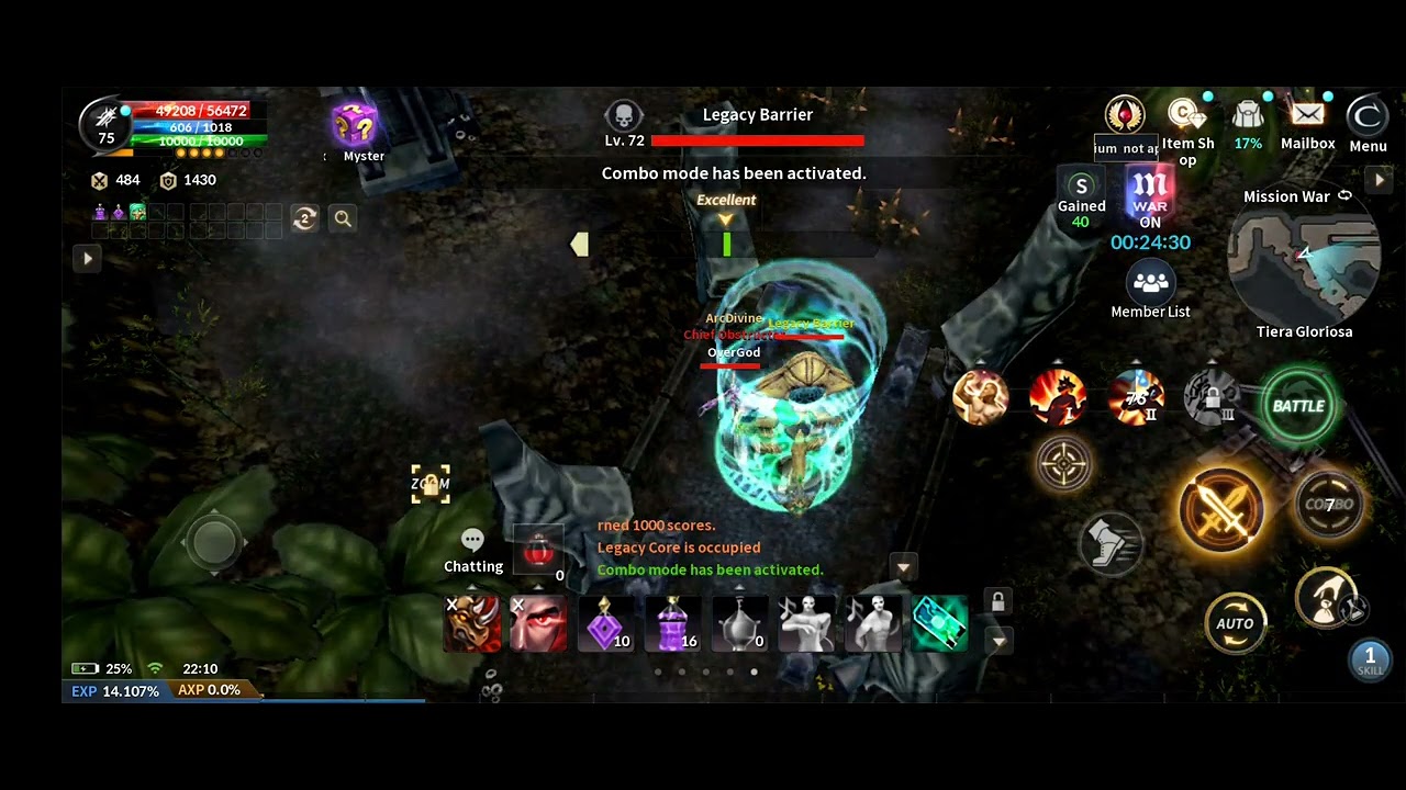 CBM Cabal mobile PH Mwar 10pm Capella Lv79 Lose - Mar 5 2024 Tue - Perseus Server Part1