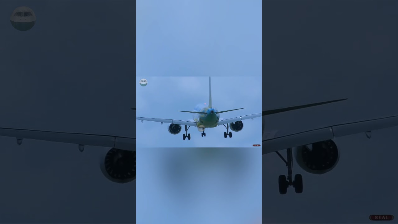 Crosswind Landing A320-271N Cebu Pacific RP-C4158 