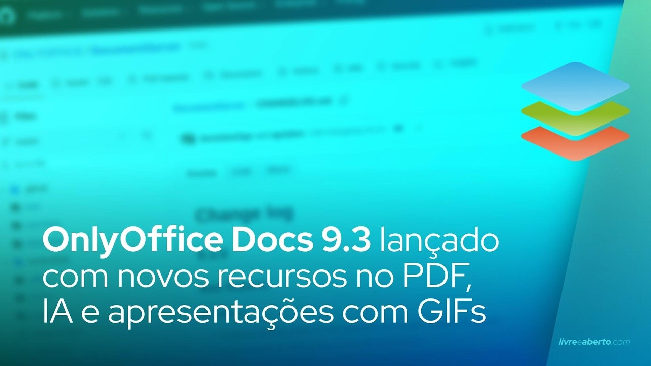 OnlyOffice Docs 9.3 lançado com novos recursos no PDF, IA e apresentações com GIFs