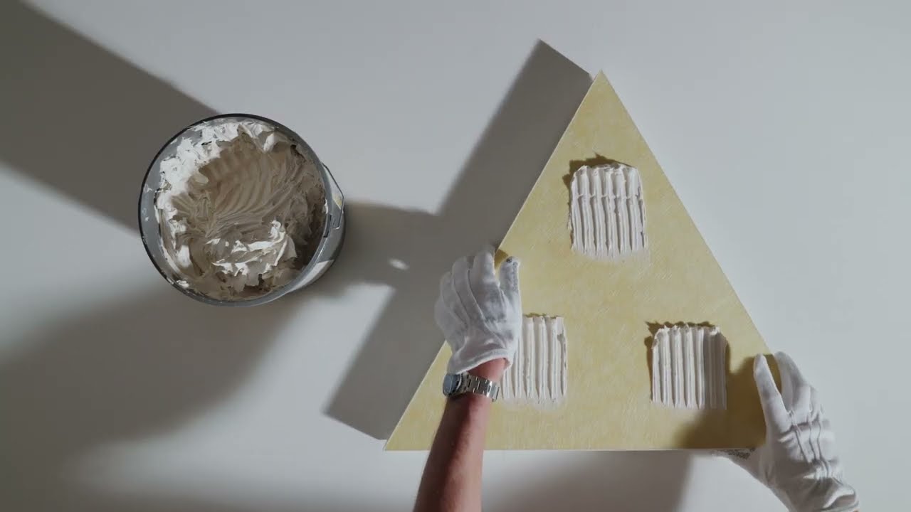 Ecophon Akusto&trade; wall panel installation with glue