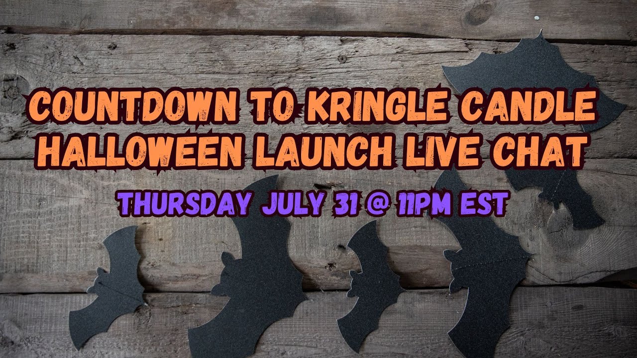 Countdown To Kringle Candle Halloween Live Chat
