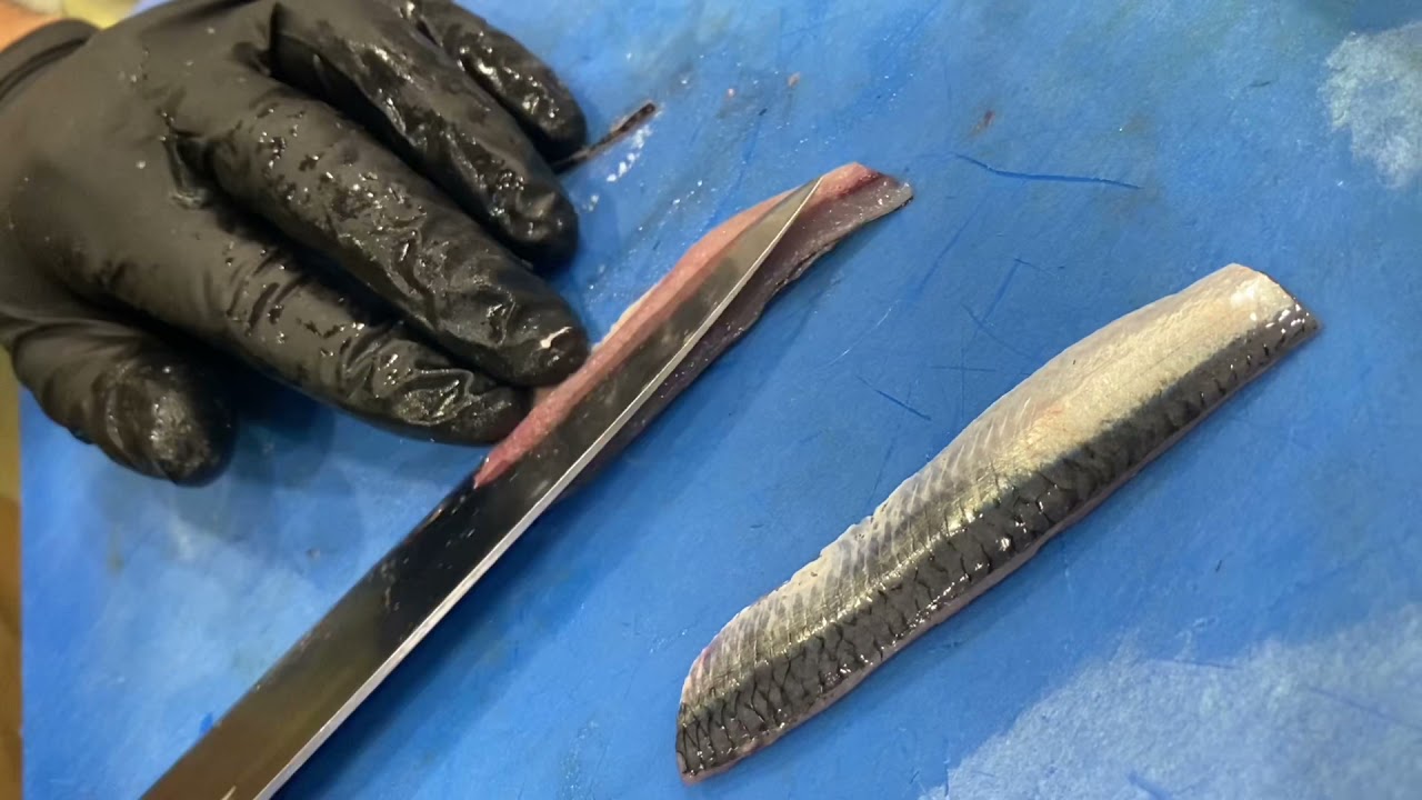 Boquerones marinados, aceite de oliva virgen extra, ajo y laurel