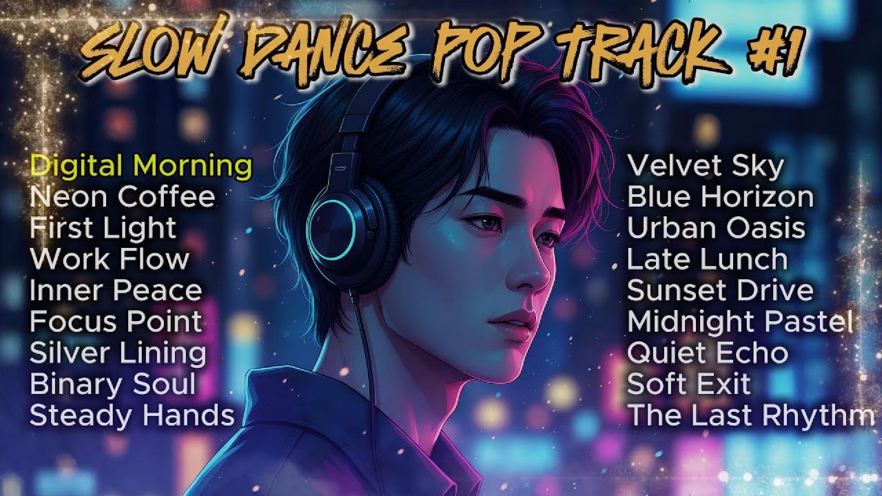 Slow Dance Pop Track #1 | 1 Hour Relaxing Music Mix - Chill & Focus Beats (Full Album)