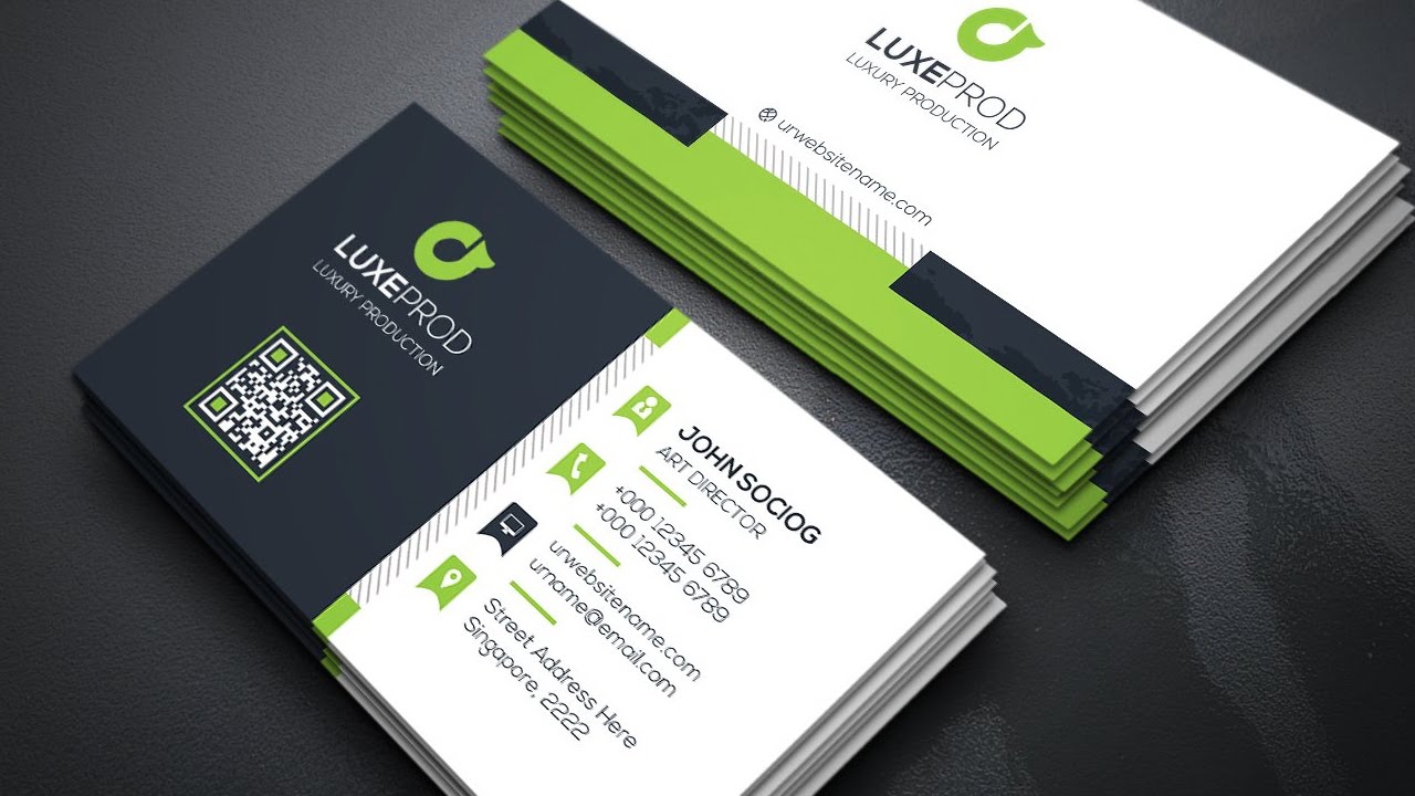Creating a Modern Business Card Design #03 - Coreldraw Tutorials