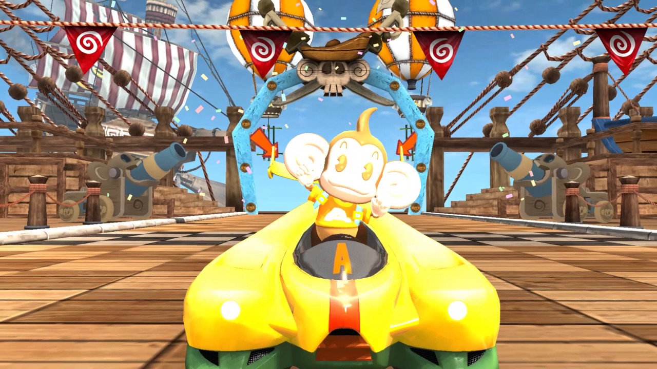 Sonic & Sega all Star Racing split screen going bananas