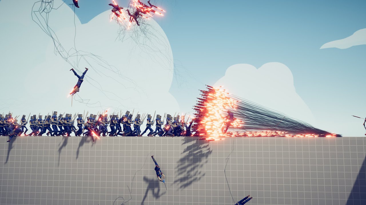 GOD FIREWORK ARCHER BRIDGE LAST STAND - Totally Accurate Battle Simulator