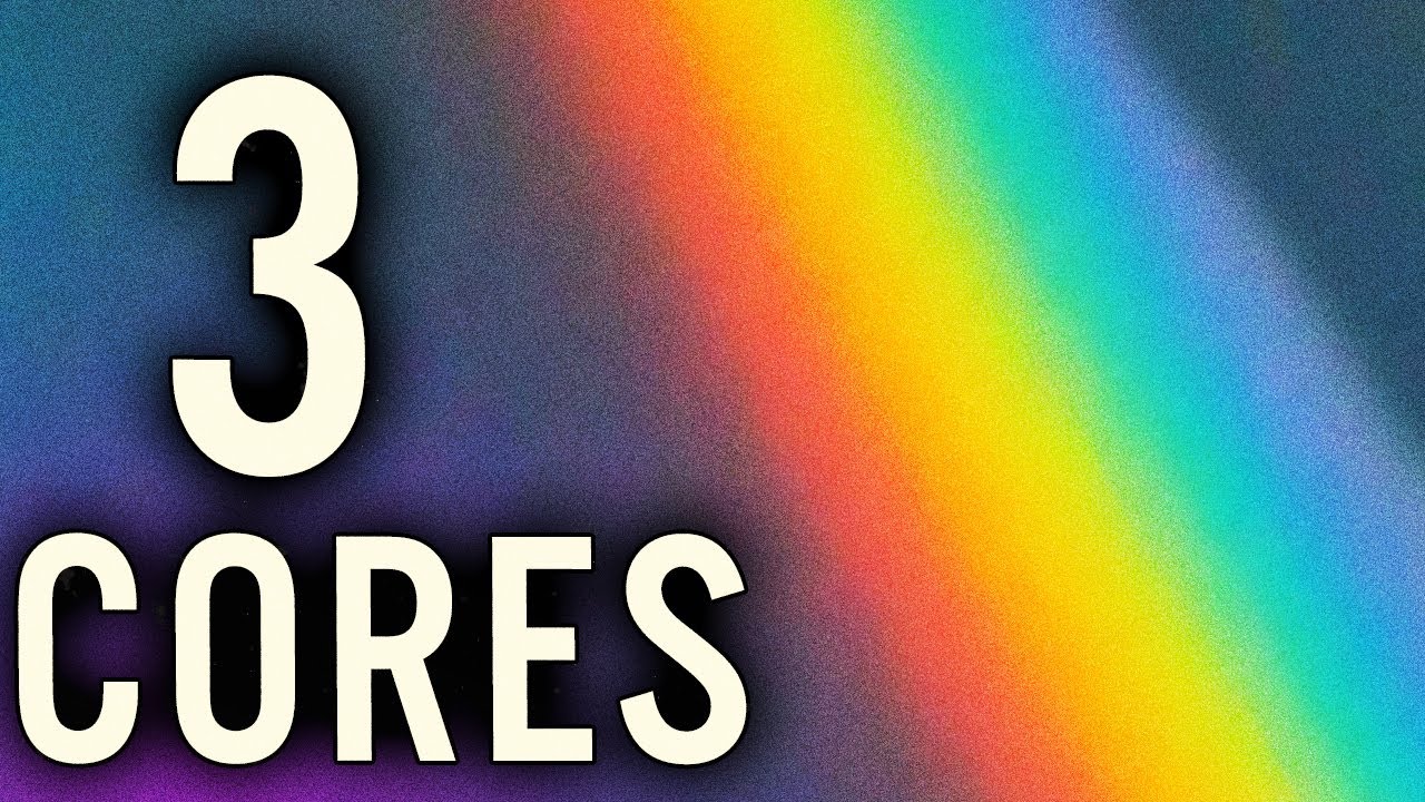 por que ARCO-ÍRIS tinham MENOS CORES antigamente?