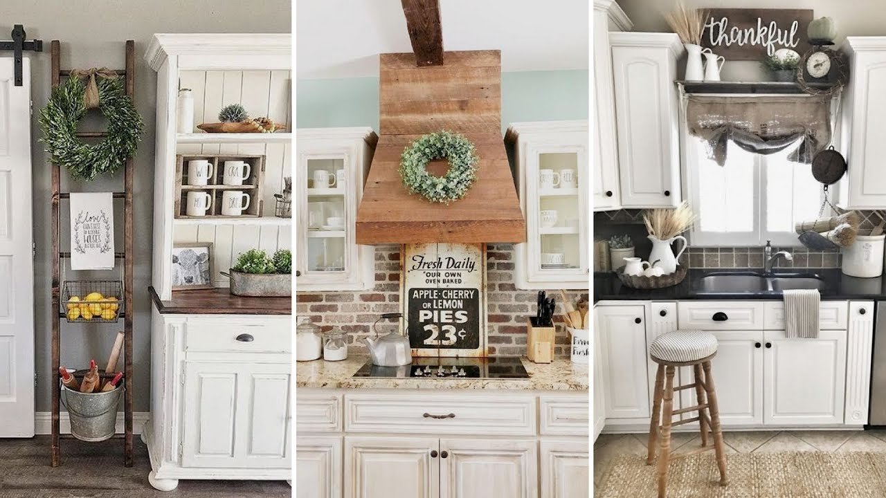 ❤DIY Rustic Shabby chic style Kitchen decor Ideas❤ | Farmhouse decor Ideas| Flamingo Mango