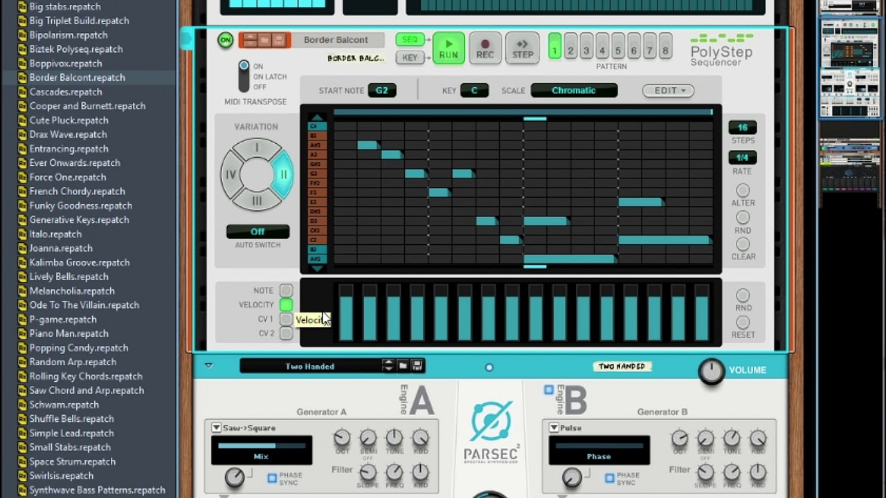 PolyStep Sequencer in action