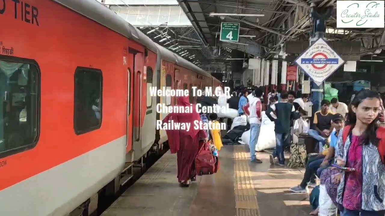 MGR Chennai Central Railway Station//Dr. M.G.R Central Railway Station// Chennai Railway Station//