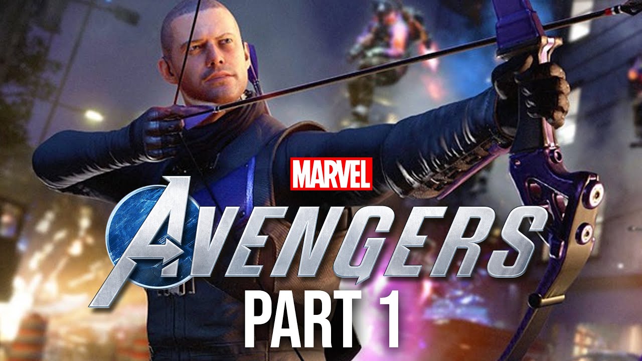MARVEL'S AVENGERS HAWKEYE DLC Gameplay Walkthrough Part 1 (Future Imperfect)