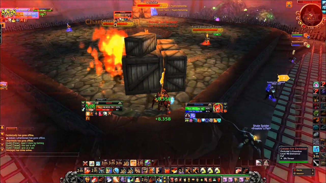 WoW Warrior Arenas - Gkmf W/ Freekie