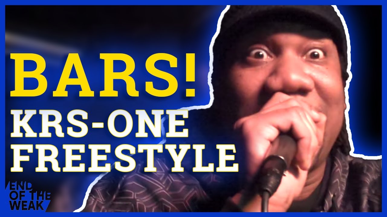 KRS-ONE Freestyling in NYC Underground Club | End Of The Weak Legendary Freestyle