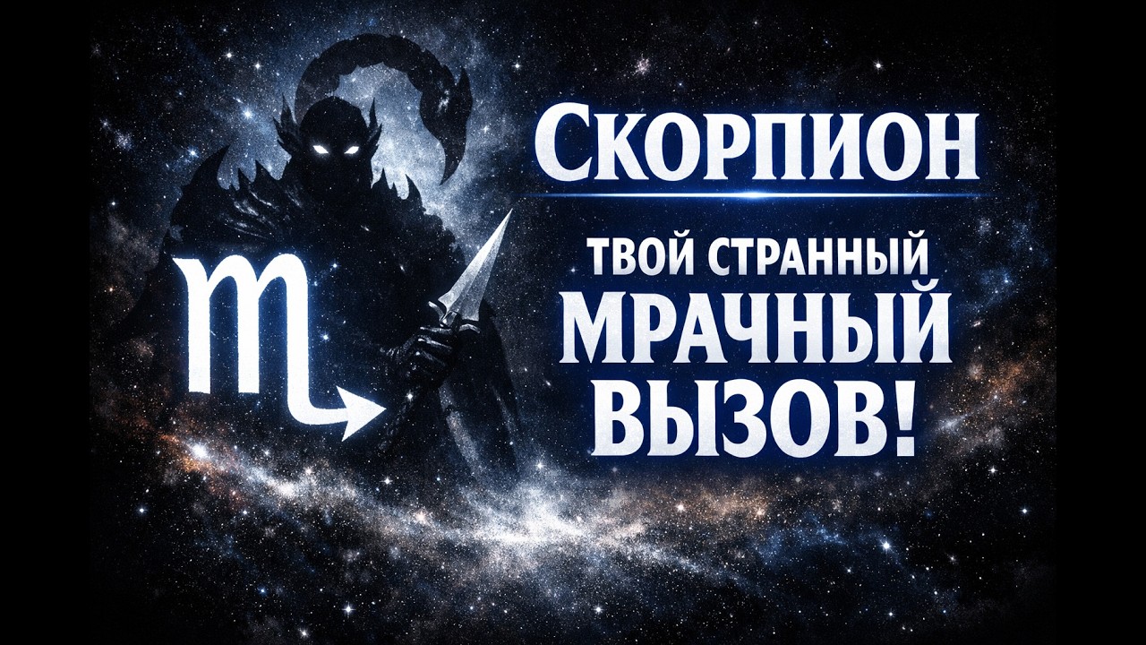 СКОРПИОН: ГОТОВ ЛИ ТЫ СМОТРЕТЬ В ГЛУБИНУ, ГДЕ НЕ БЫВАЕТ СВЕТА?