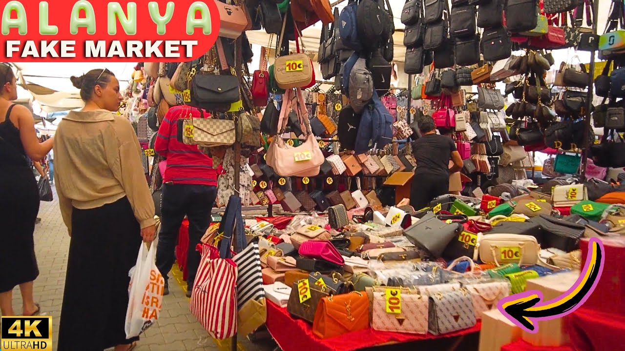 ALANYA FAKE MARKET 2025 / MAHMUTLAR / TURKİSH BAZAAR ALANYA SHOPPING ALANYA BAZAAR TURKEY TRAVEL 4K