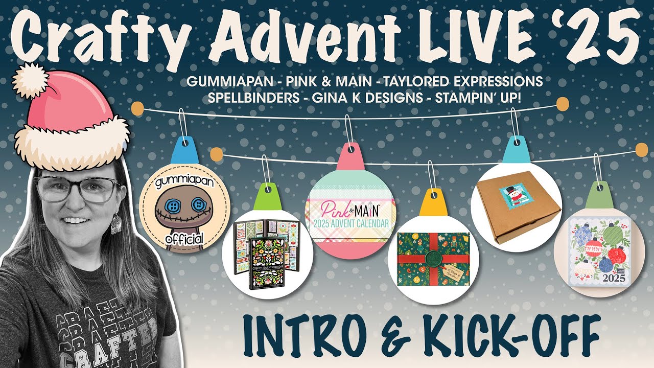 KICK OFF 🔴 Crafty Advent LIVE 2025 | Interactive Crafting & Giveaway Series