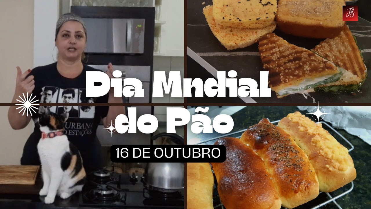Dia Mundial do Pão 🍞 | 4 Receitas de Pão Fáceis e Deliciosas (Tradicionais e Sem Glúten)